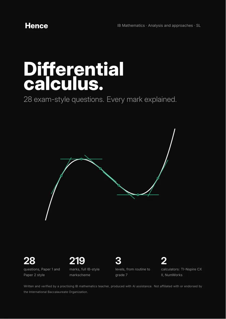 Cover of the Differential calculus pack